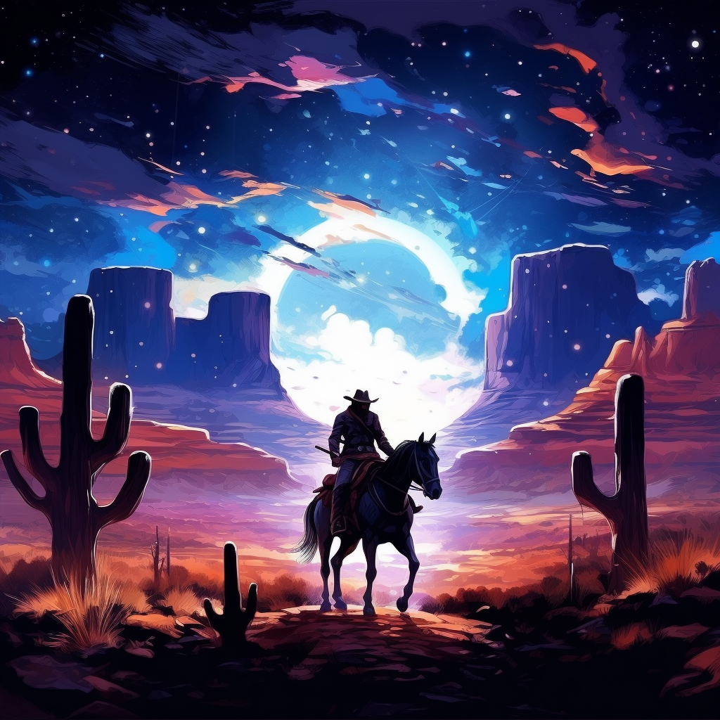 Cowboy Moonrise