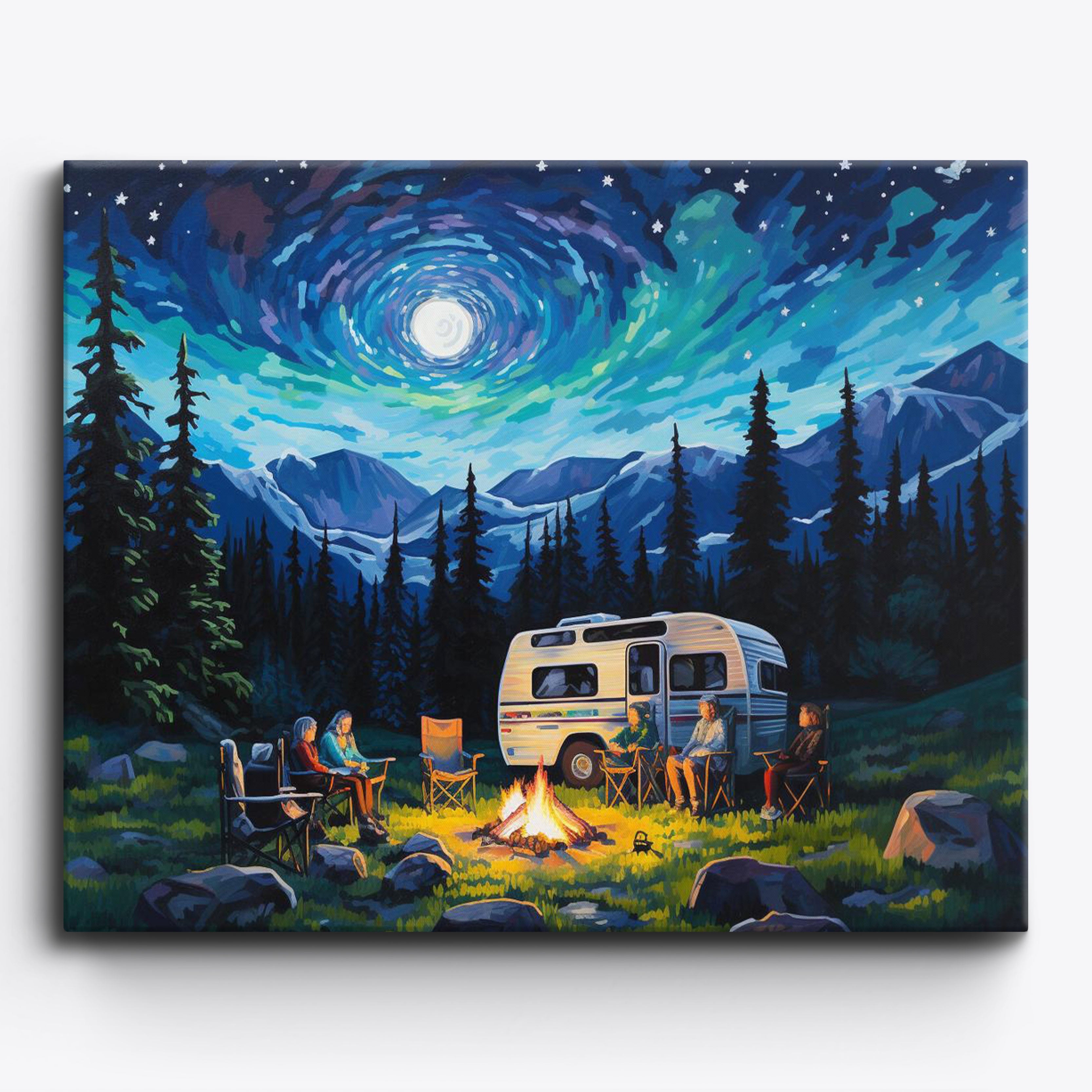 Starlit camping