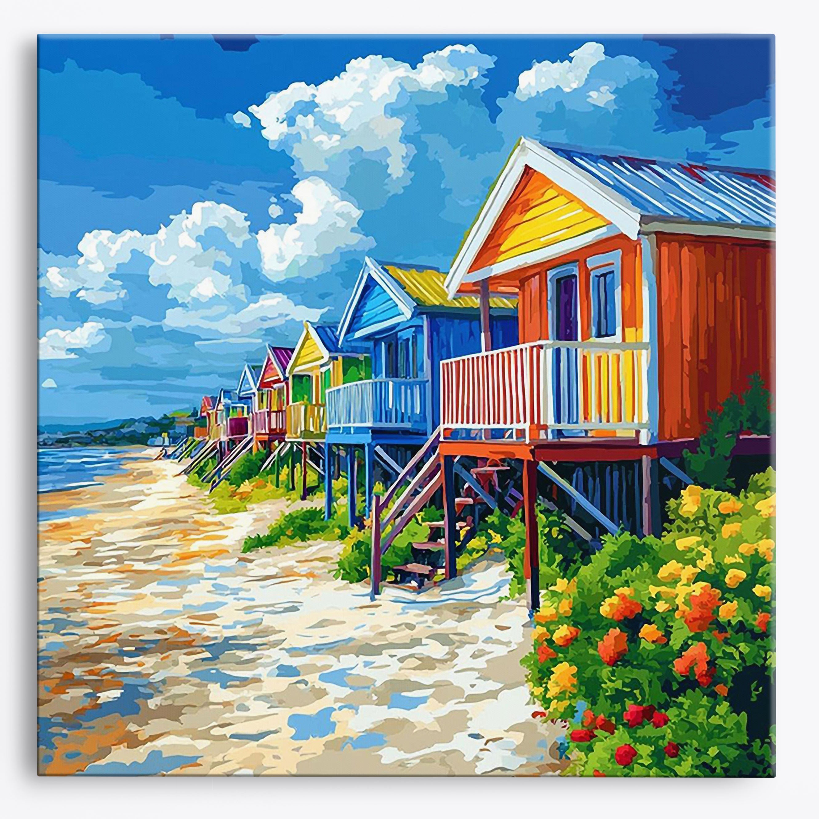 Colori della capanna della spiaggia