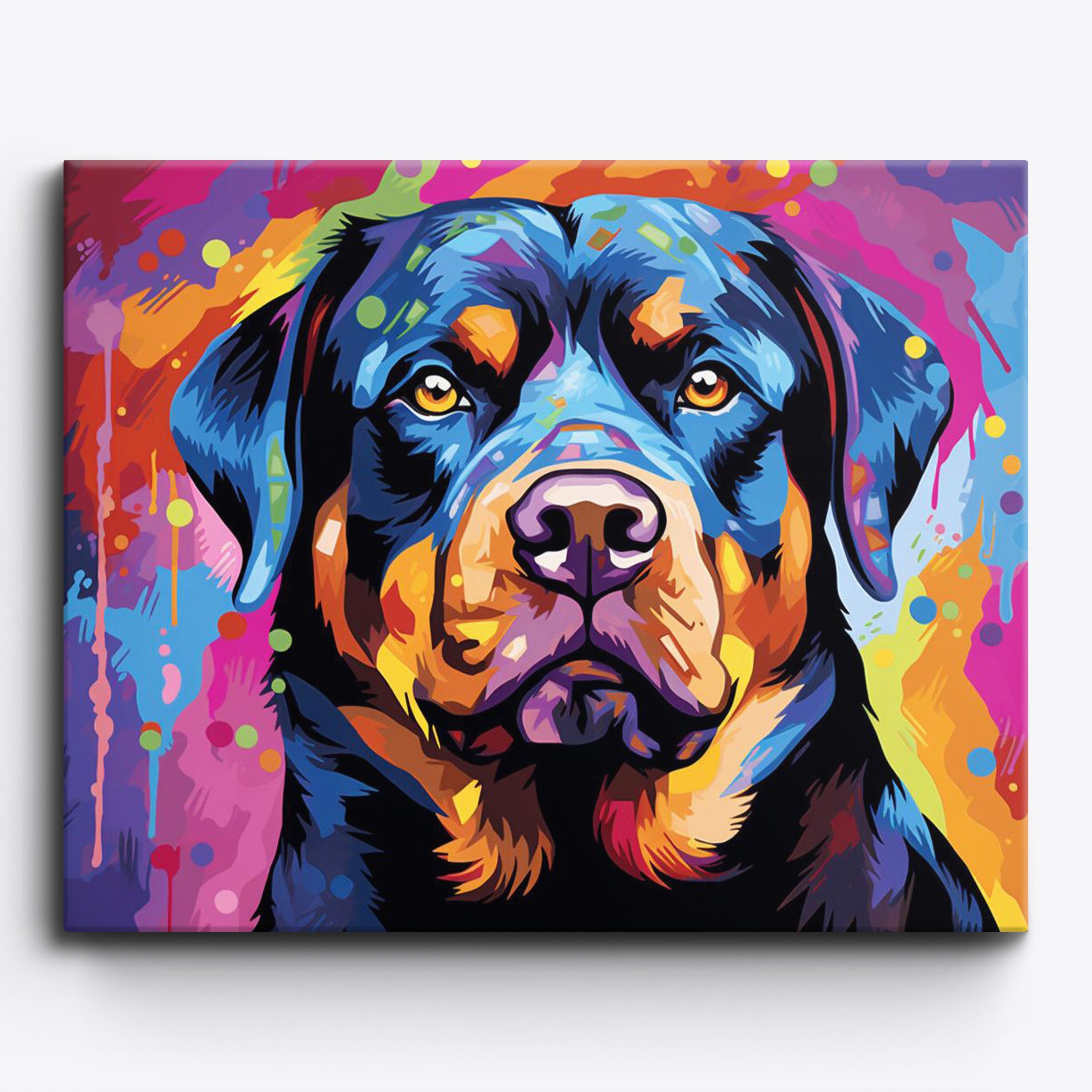 Rottweiler in kleur