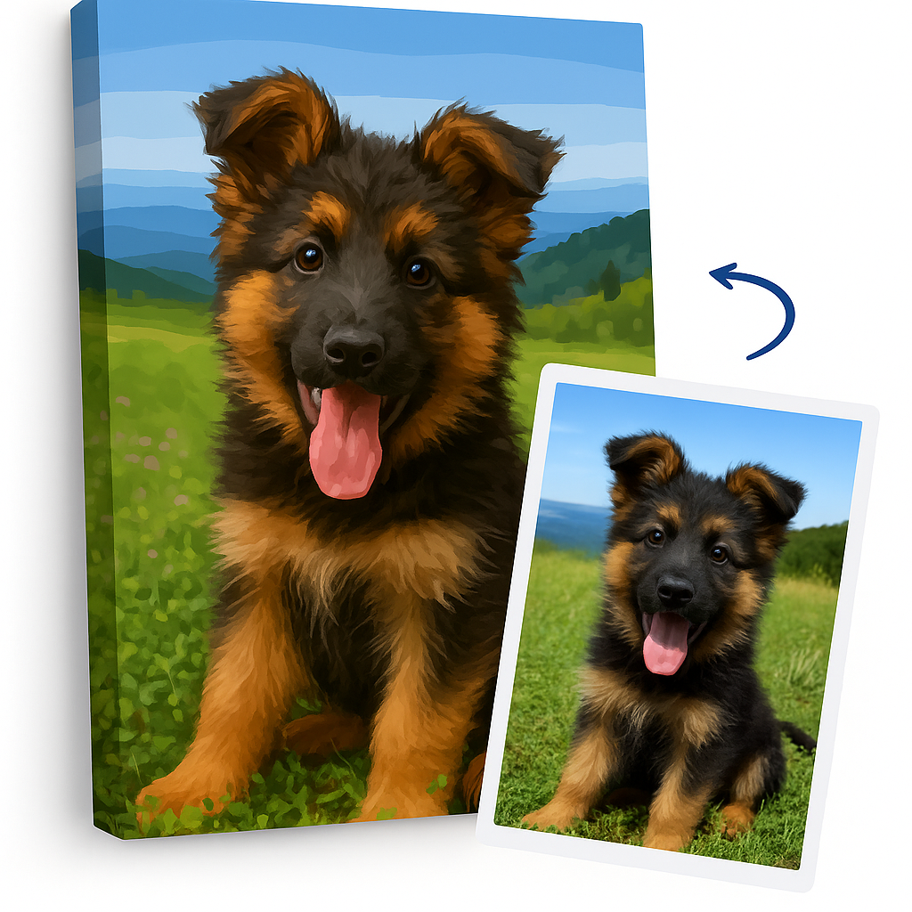 Dog Custom Paint By Numbers Kit Paintsy