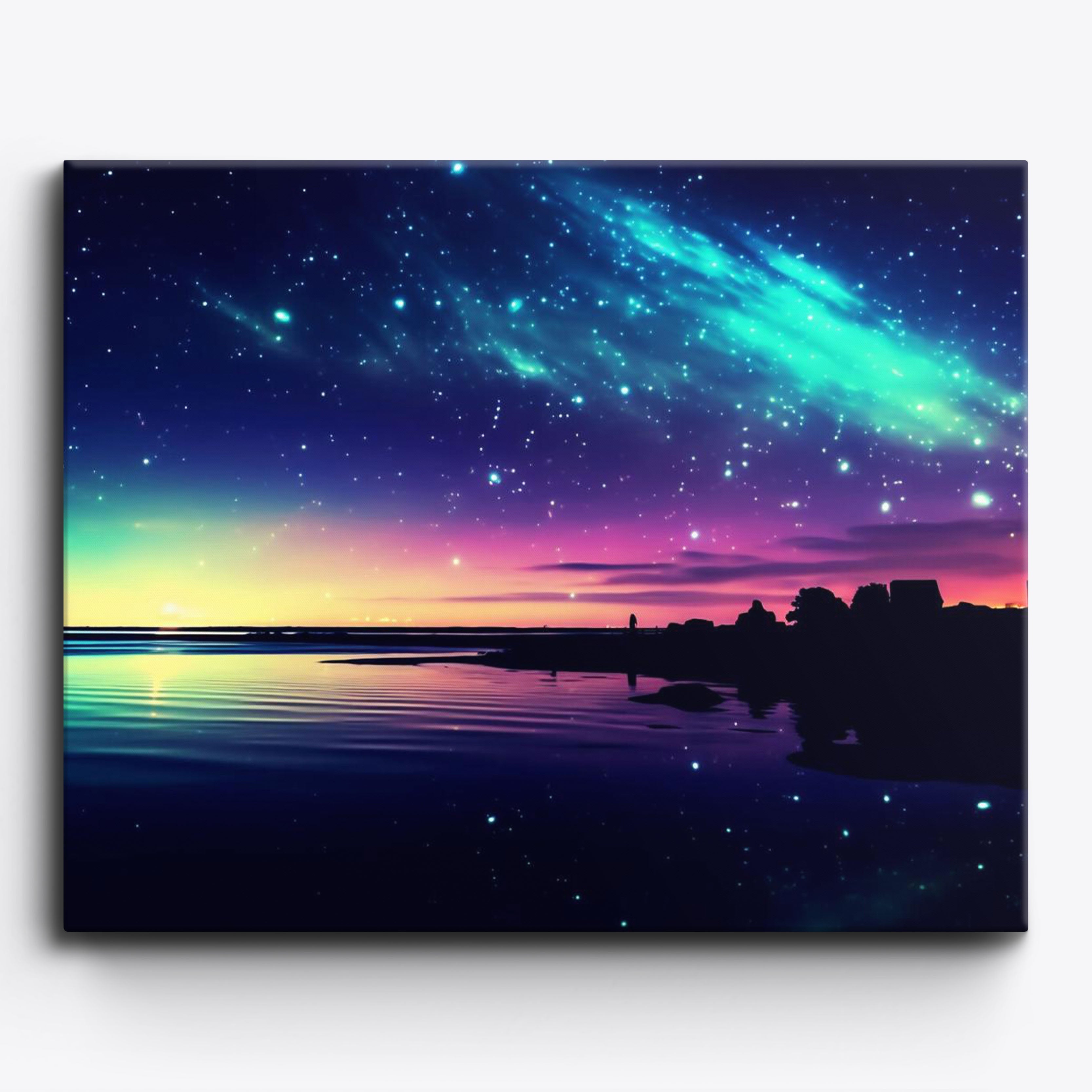 Celestial Lake Glow