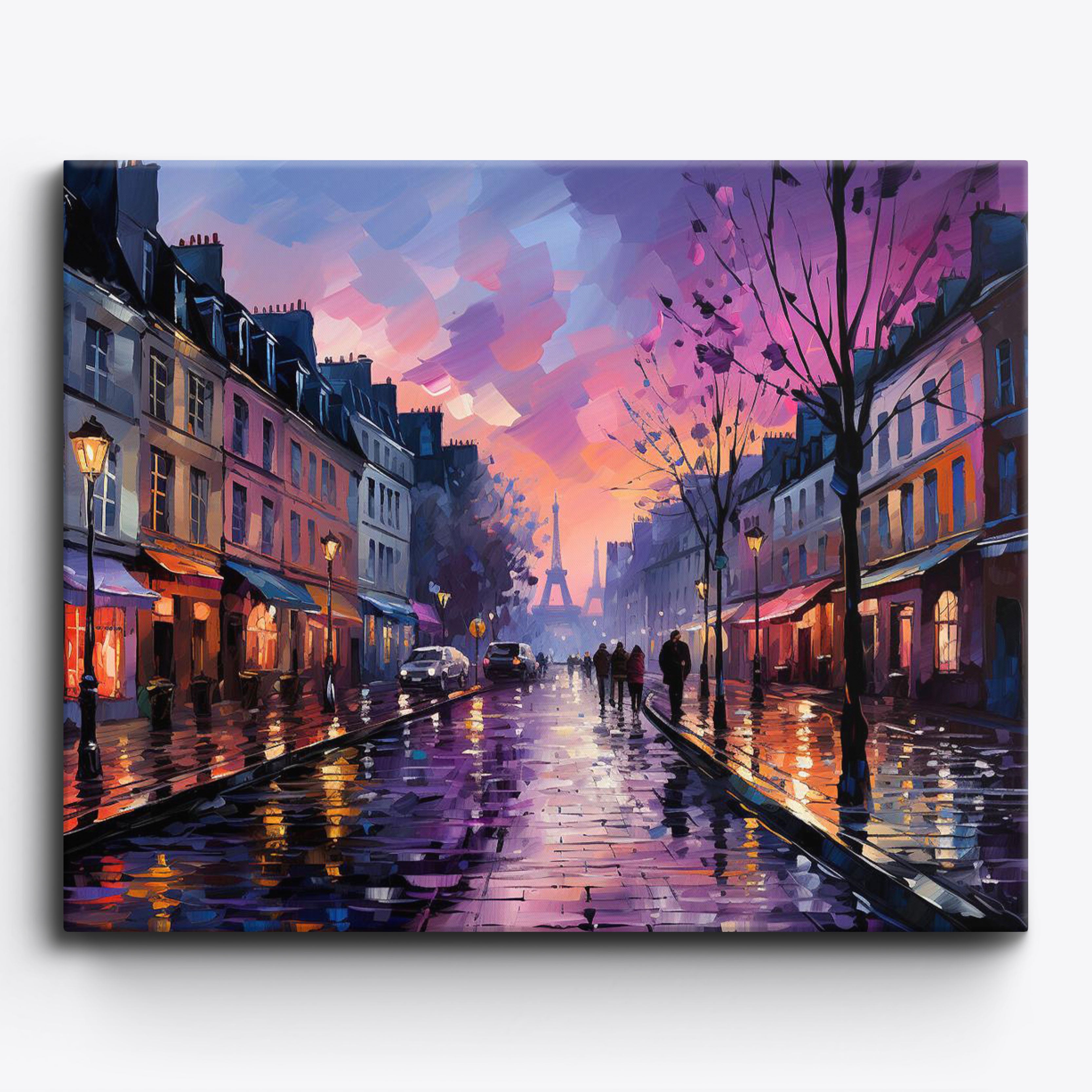 Zonsondergang in Parijs