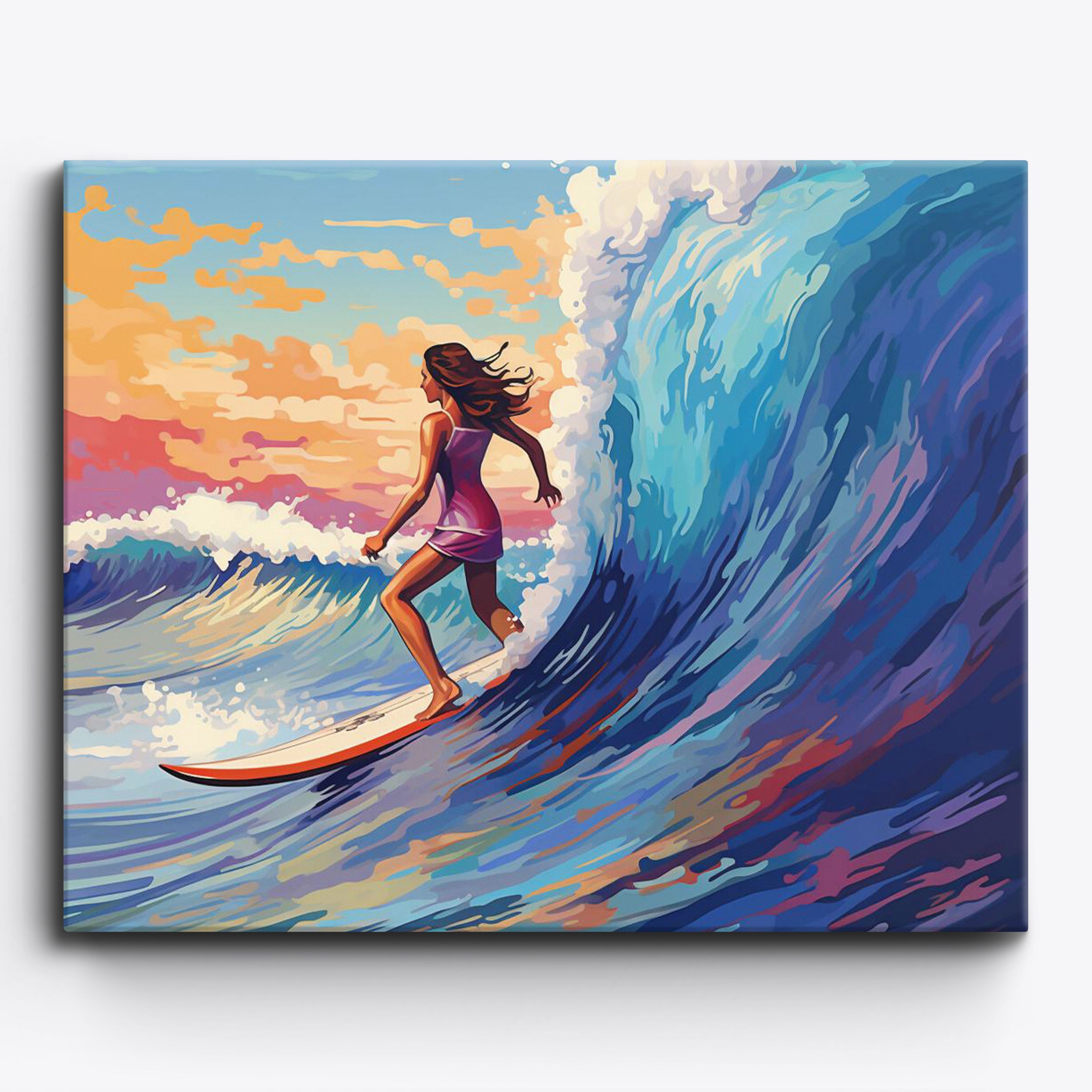 Surfing Rainbow Waves