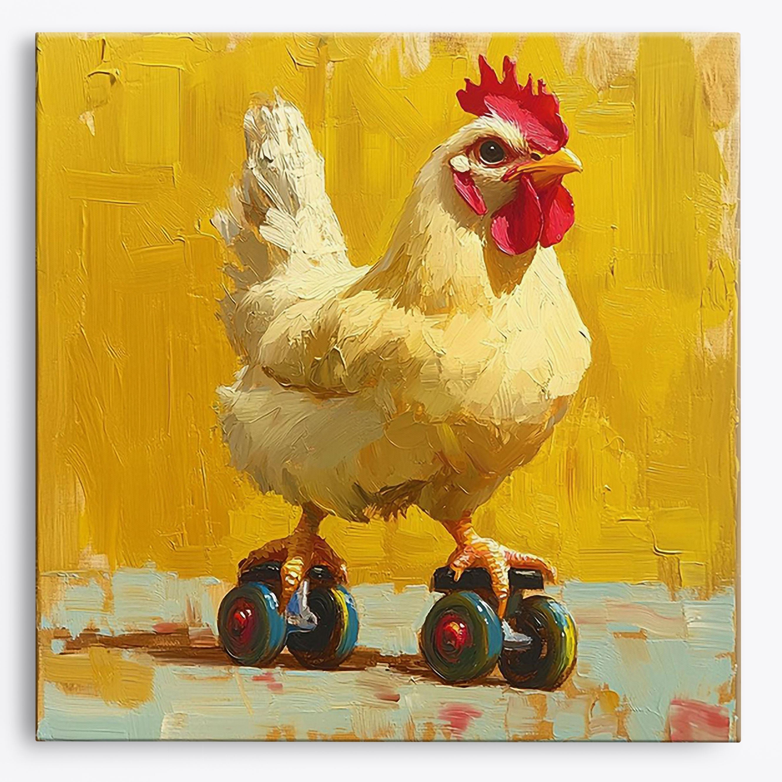 Skating Hen