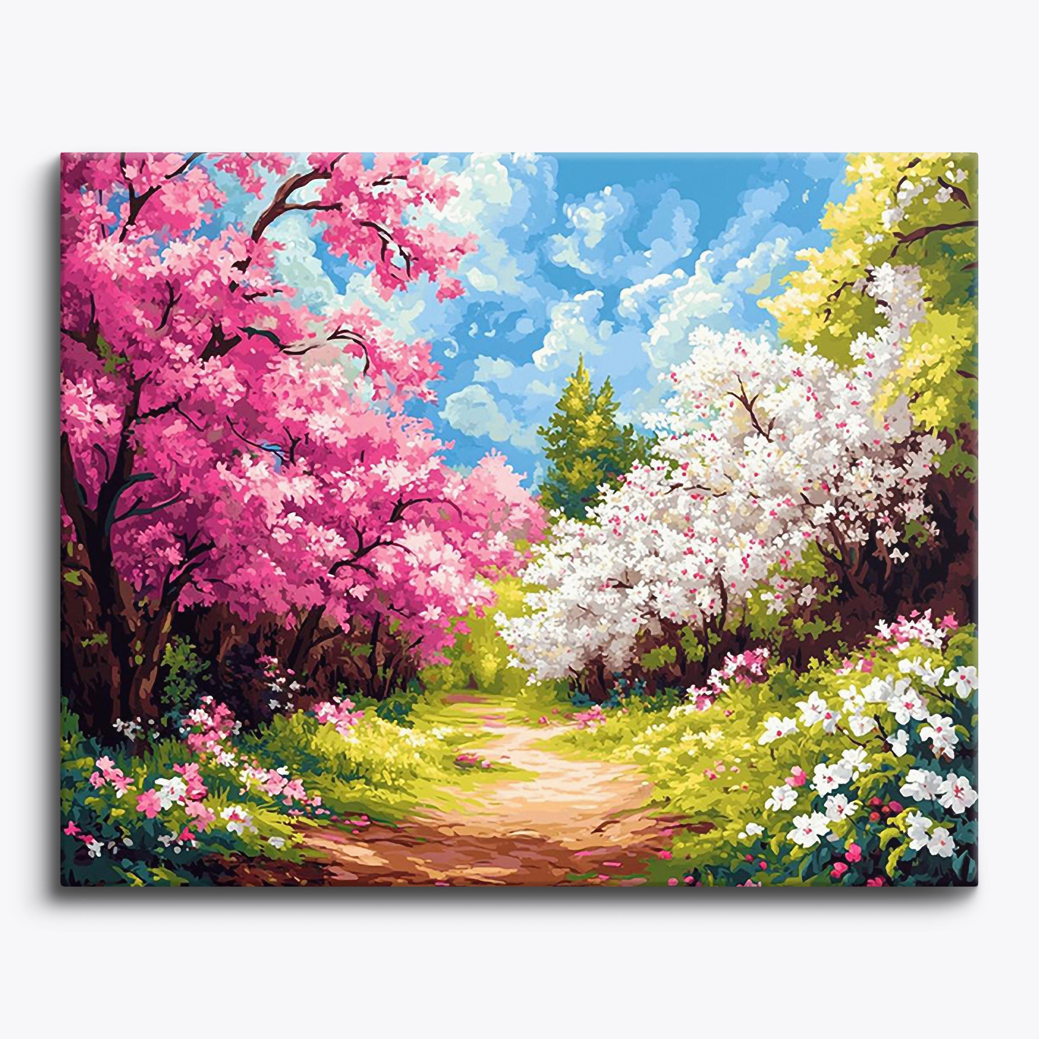 Boomgaarden van de lente