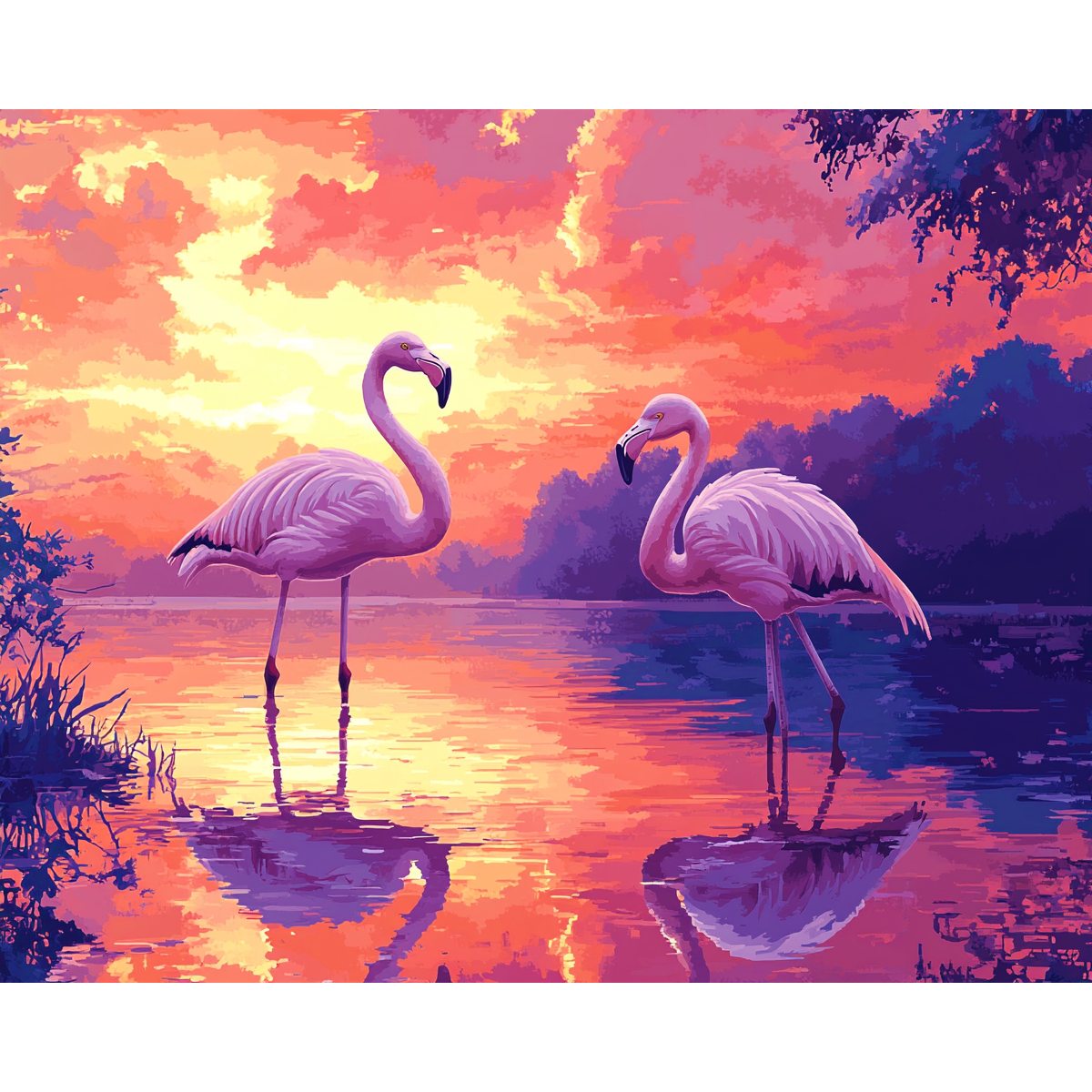Flamingo Twilight