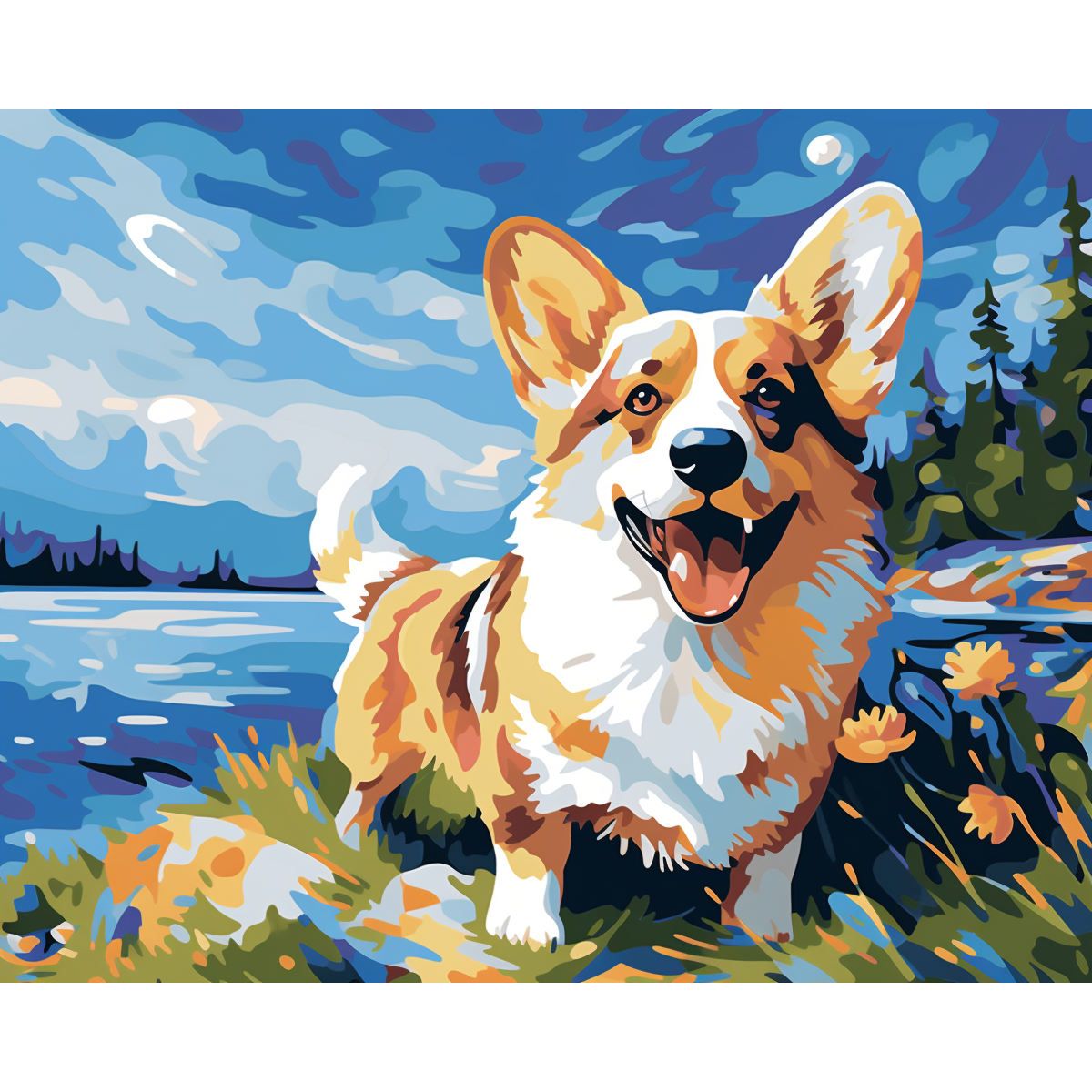 Koninklijke corgi stoet