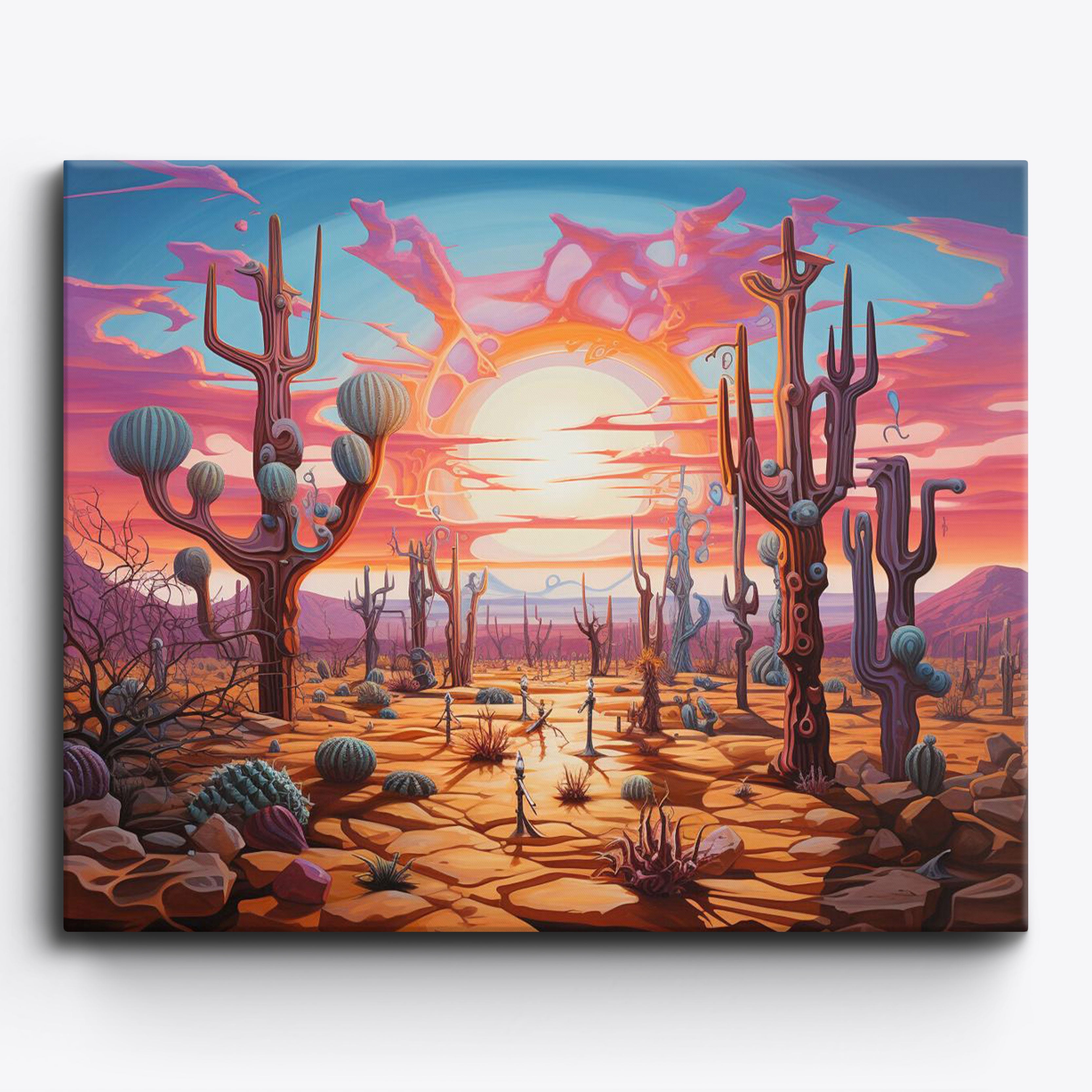 Psychedelic Desert Sunset