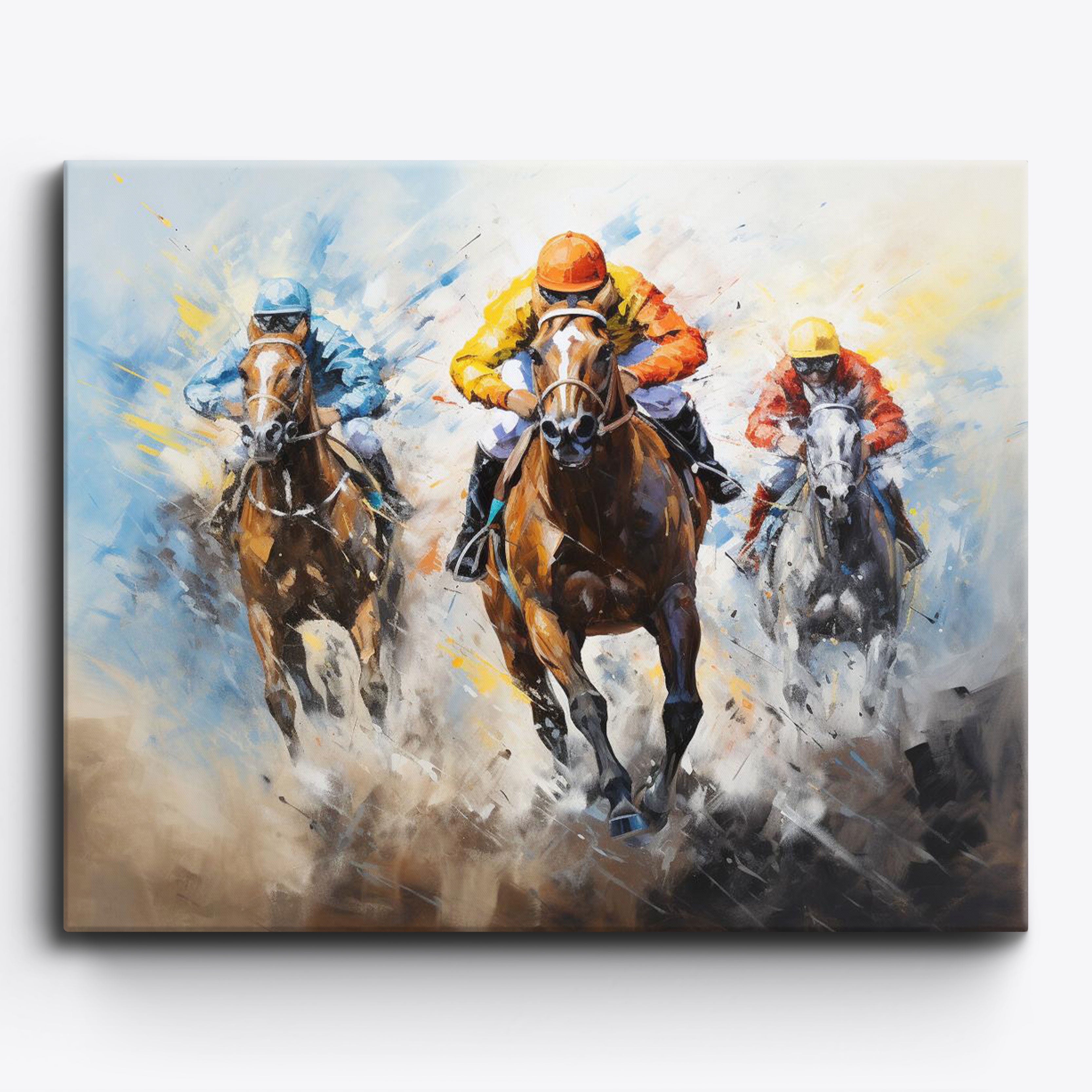 Racing wilde paarden