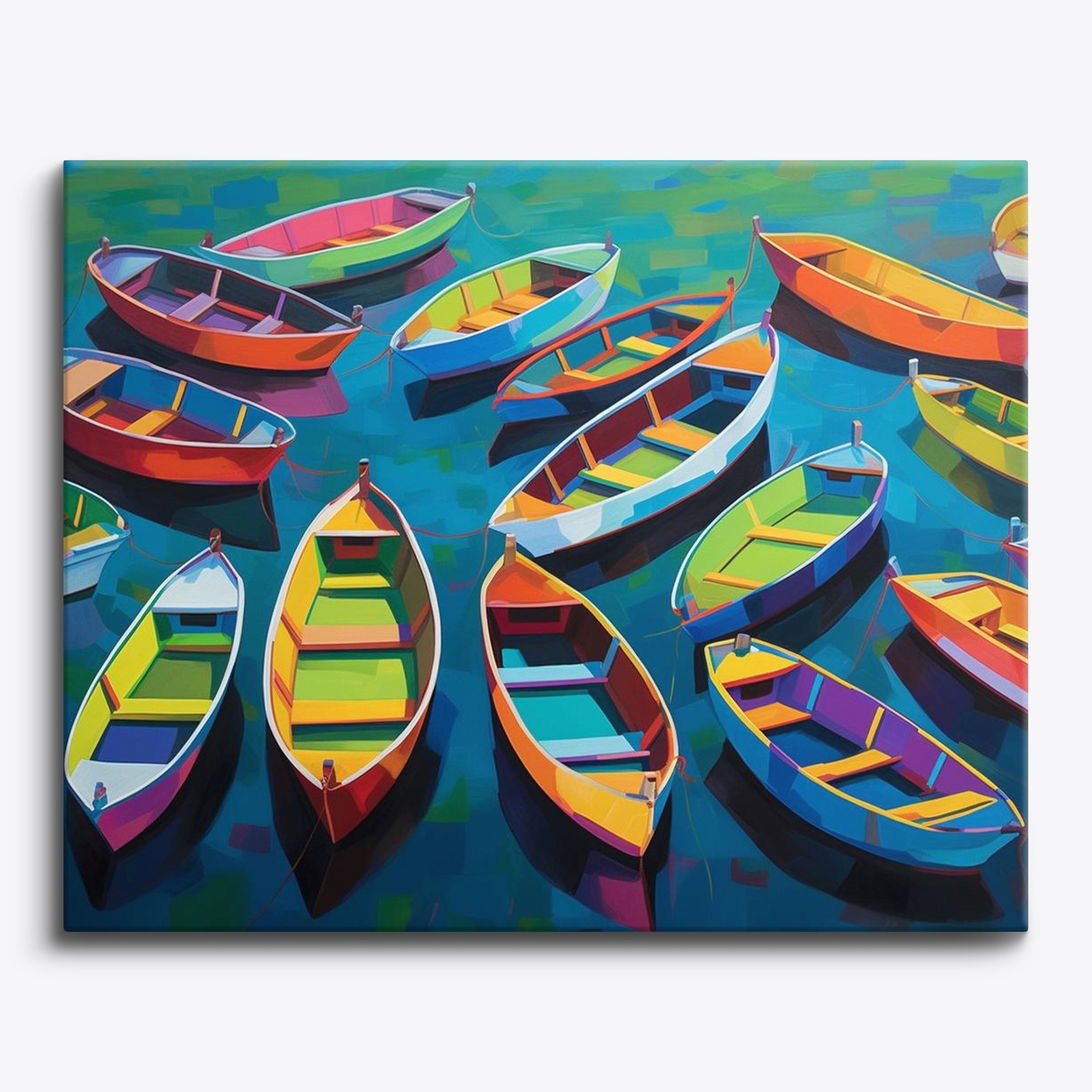 Levendige waterscape