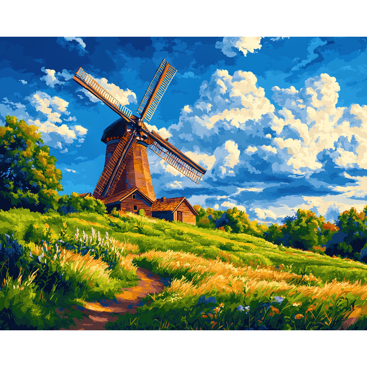 Turning Windmill