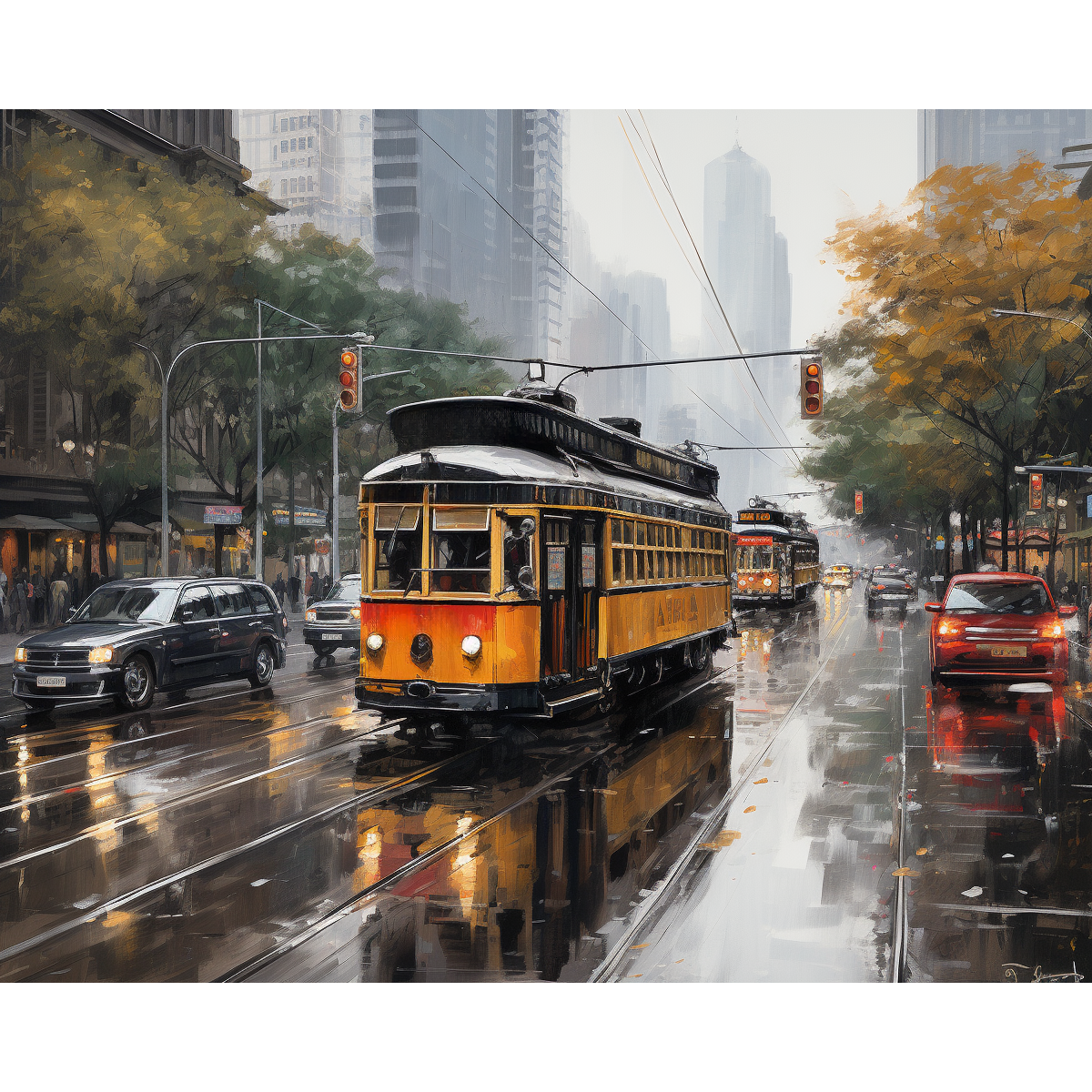 Gouden tramstad