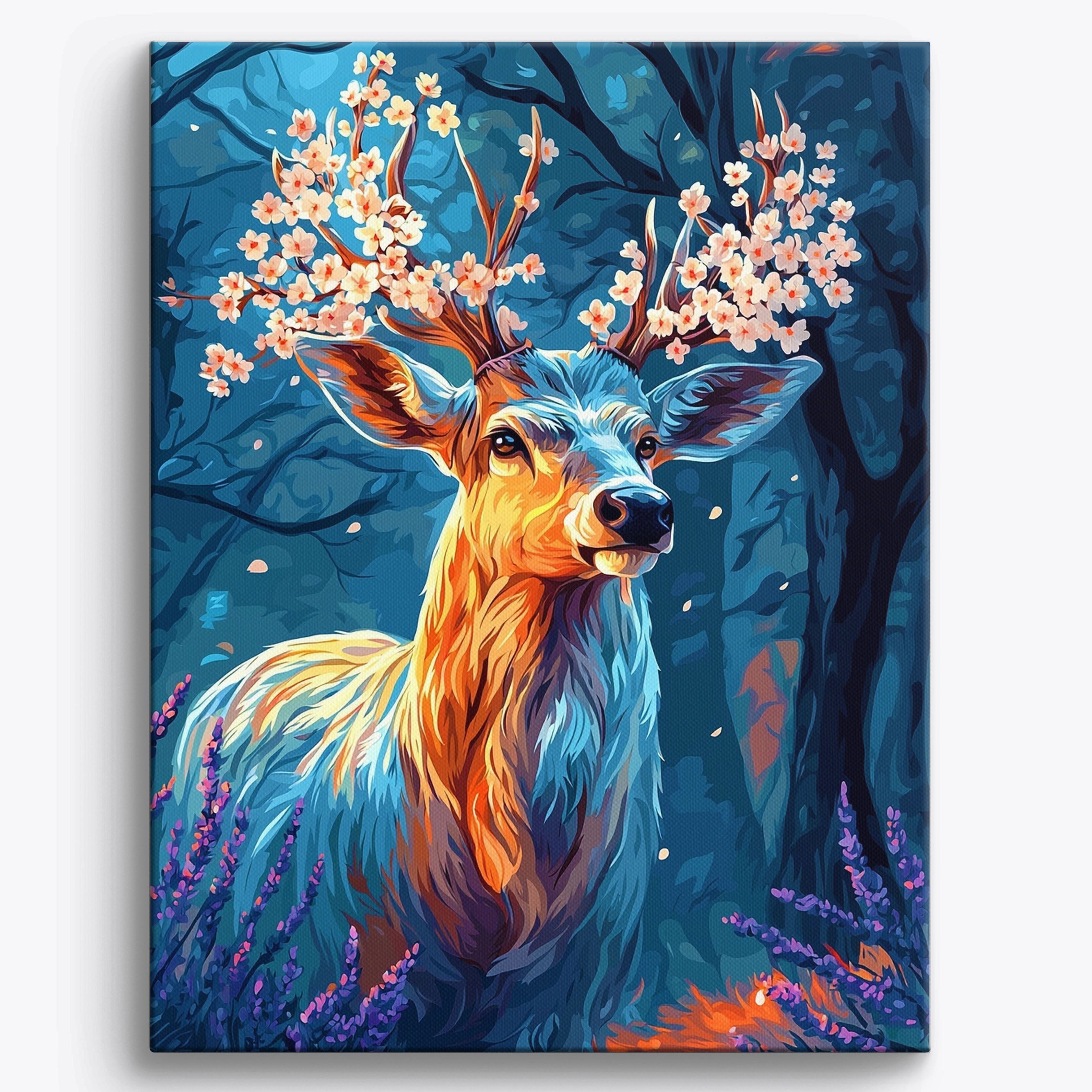 Twilight Bloomed Deer
