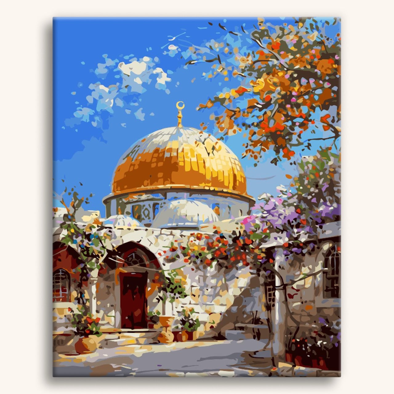 Mosque & Blossoms