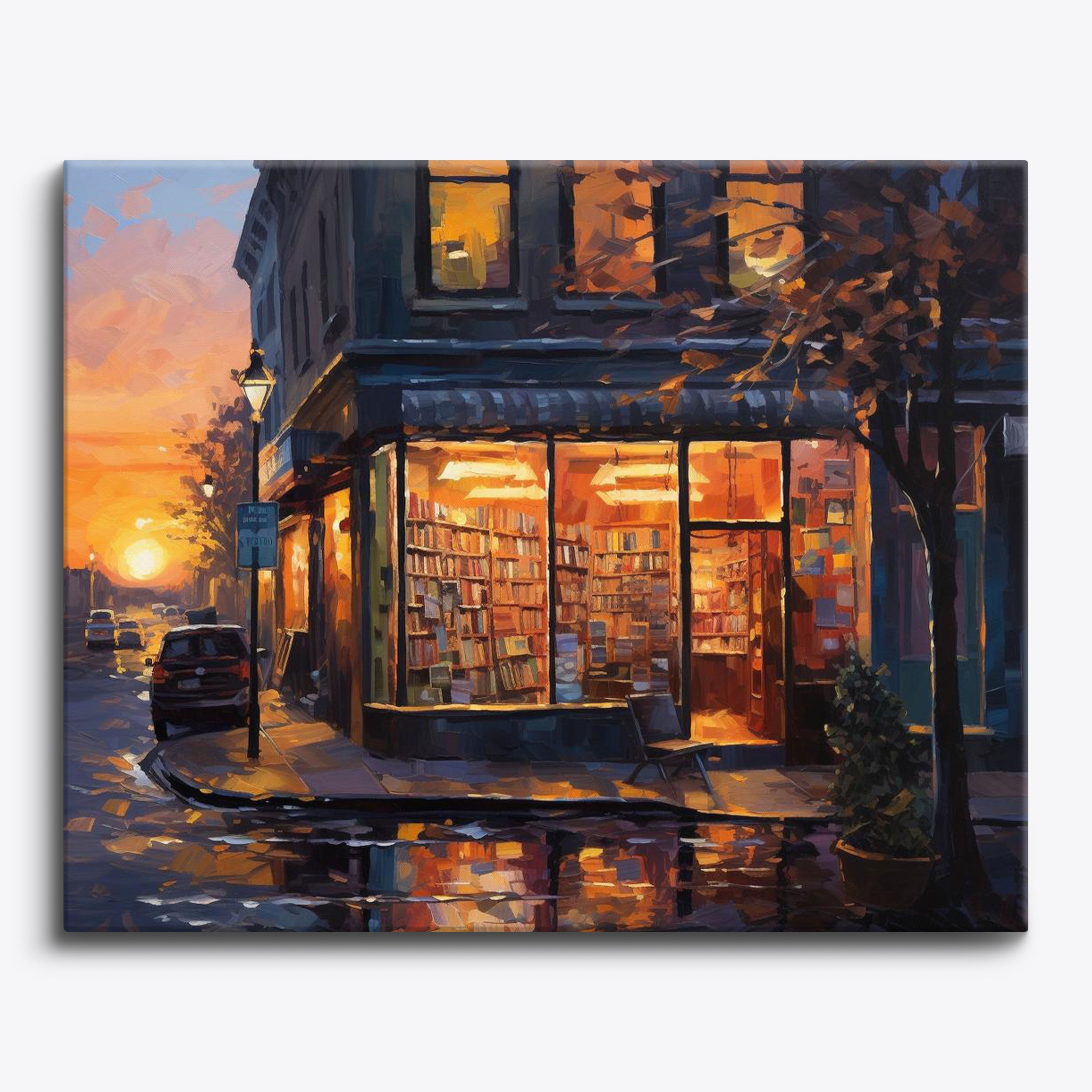 Leuchten von Büchern