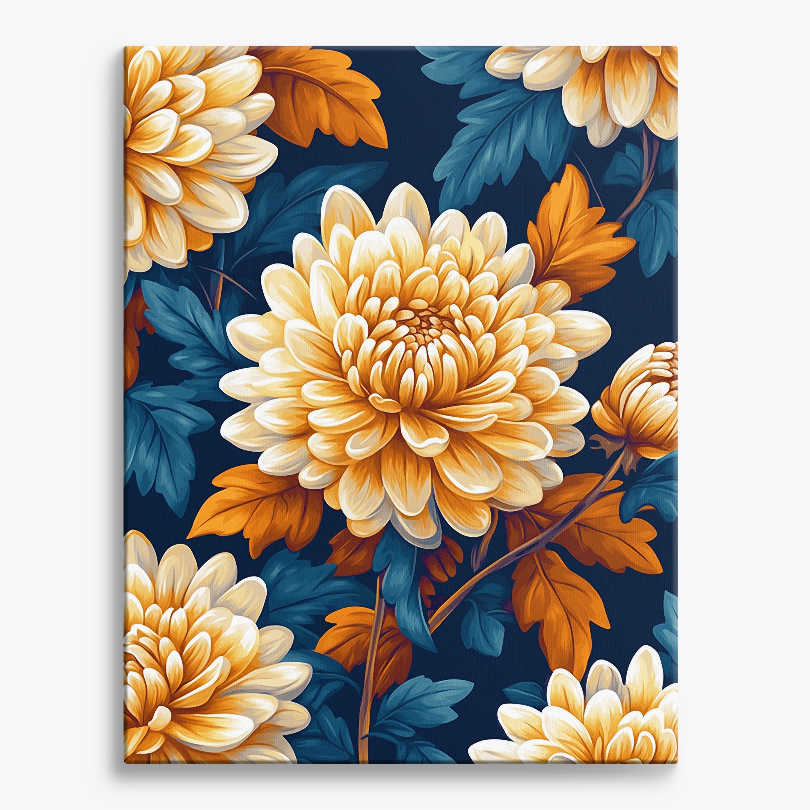 Strahlend Chrysanthemen