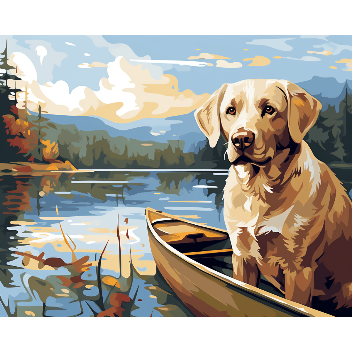 Labrador dal lago