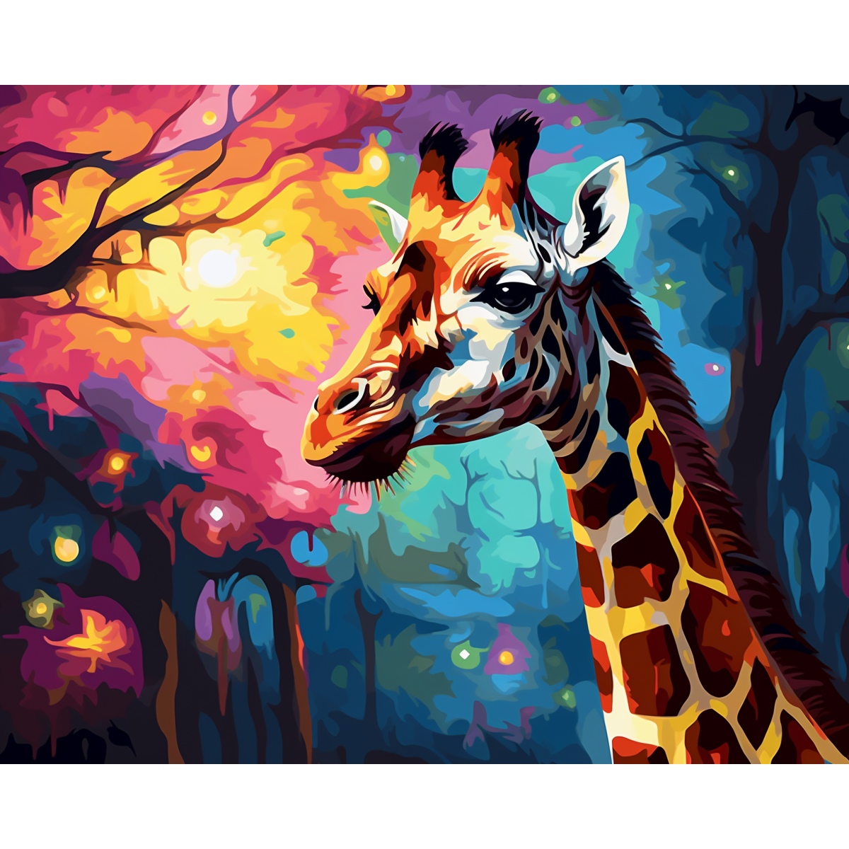 Altezze giraffe luminose