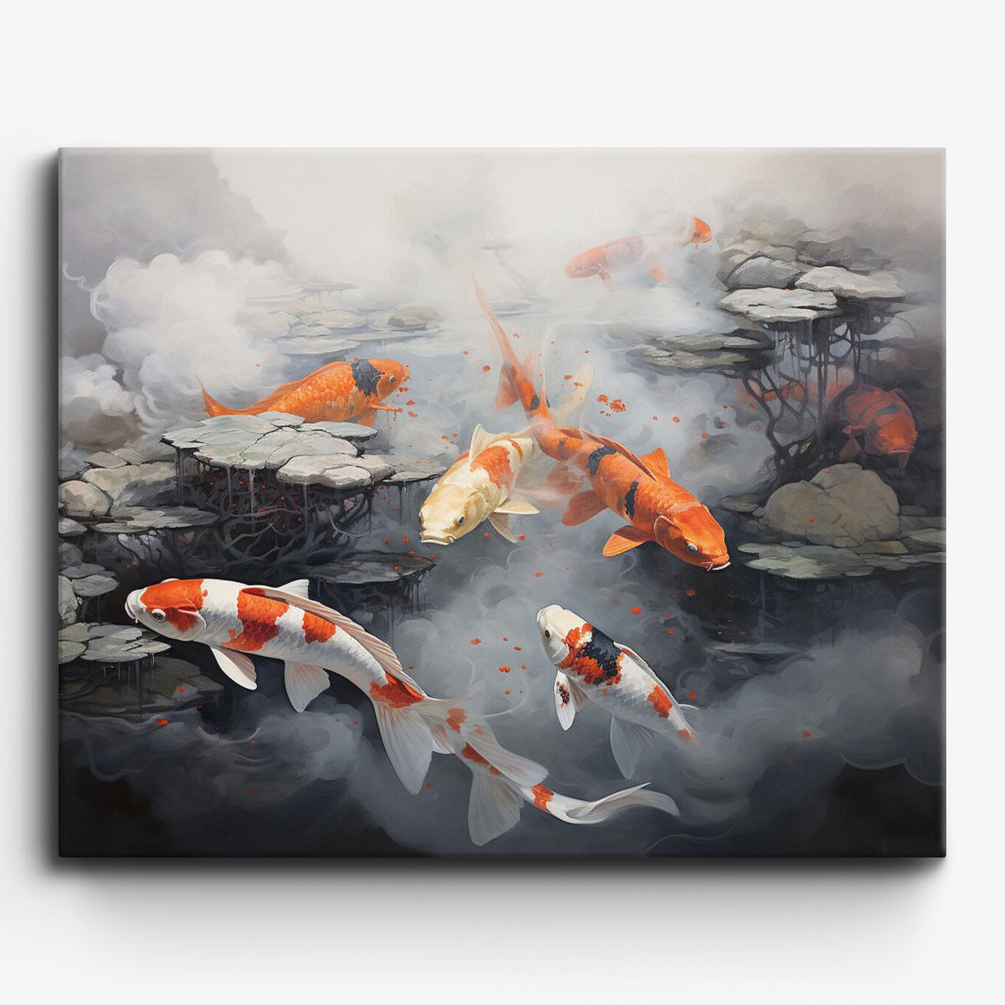 Koi Pond Serenity