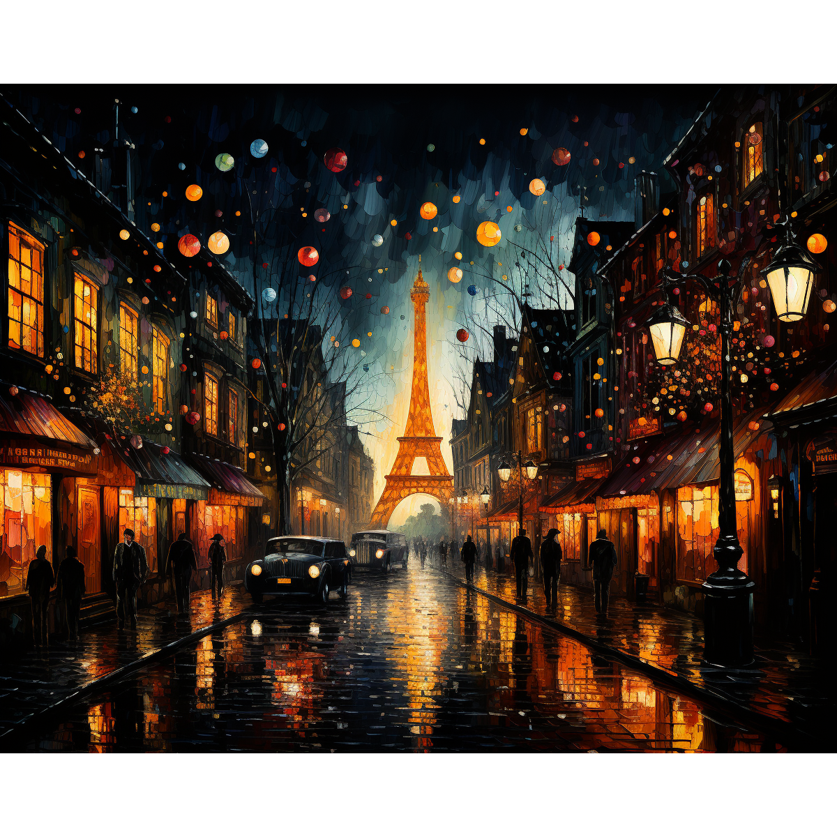 Paris -Niederschlag