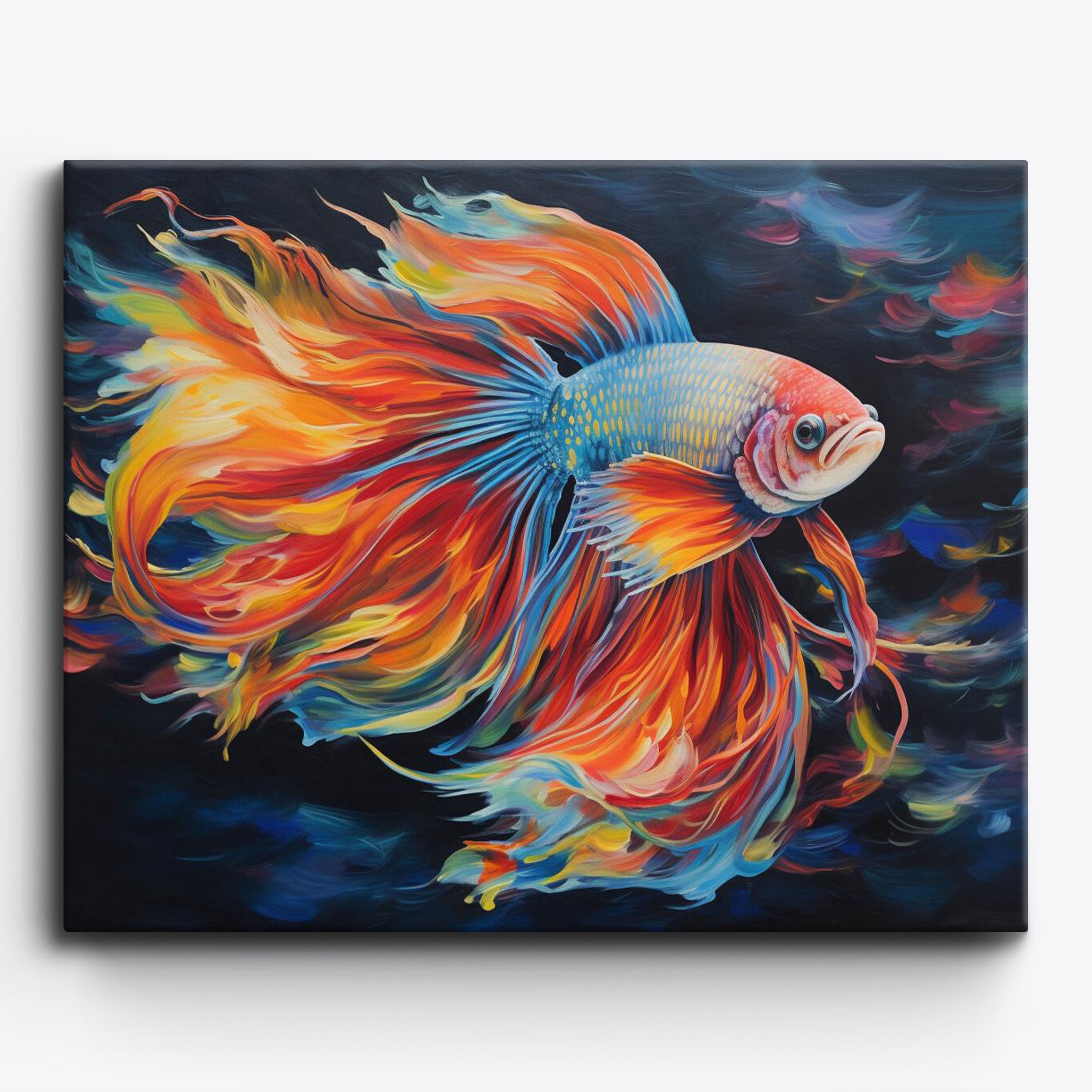 Flusso di pesce arcobaleno