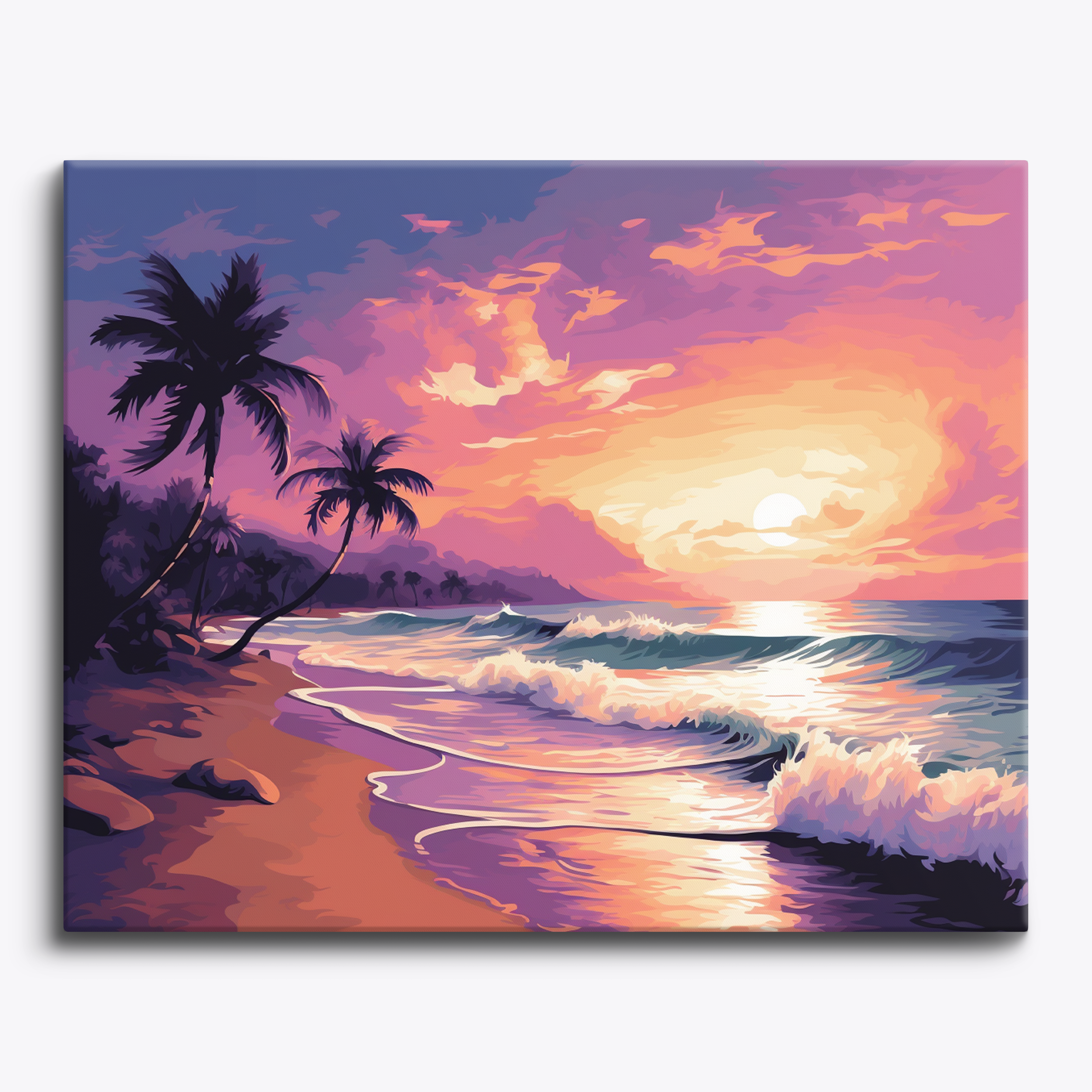 Vreedzame zonsondergang