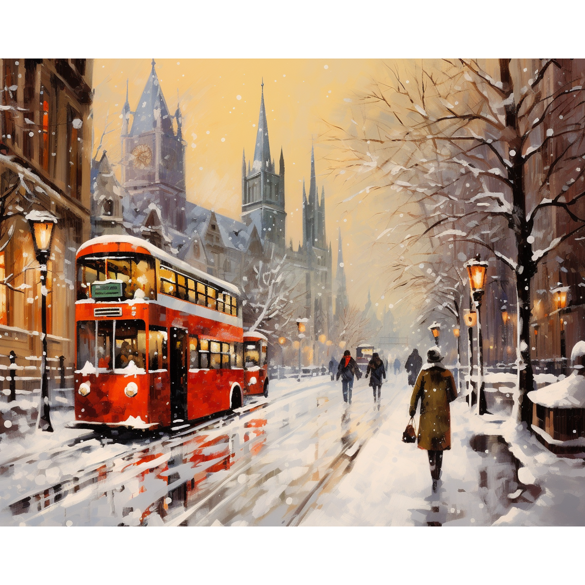Frosted London Street