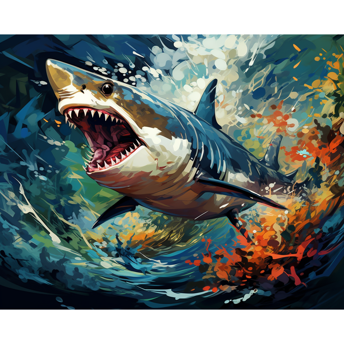 Chase of the Great White
