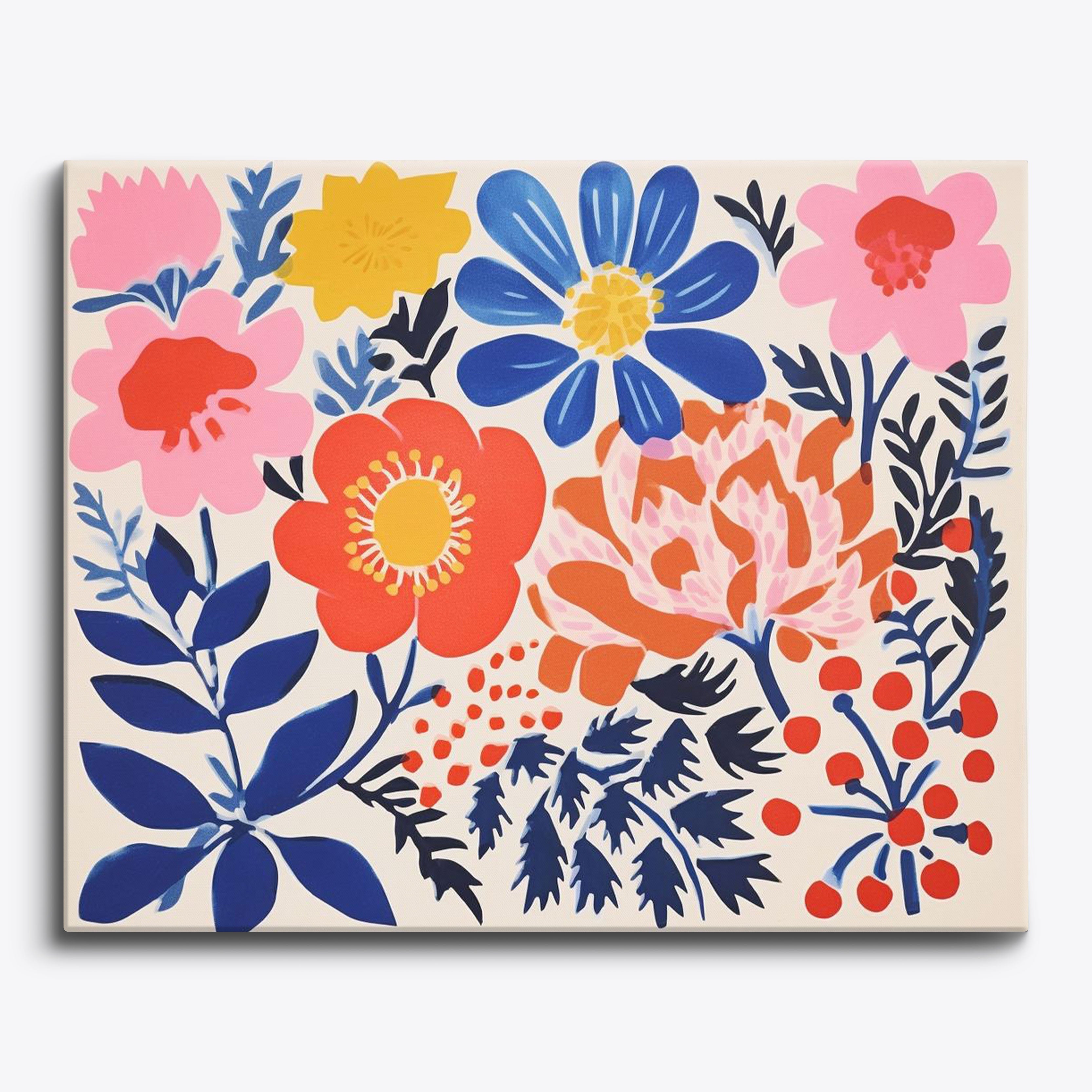 Heldere bloemenkleuren